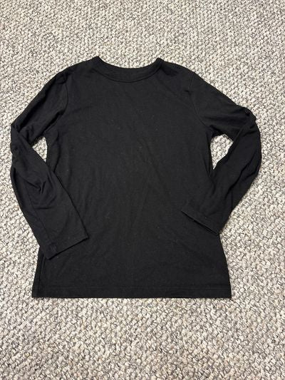 Wonder Nation Black long sleeve shirt 7-8