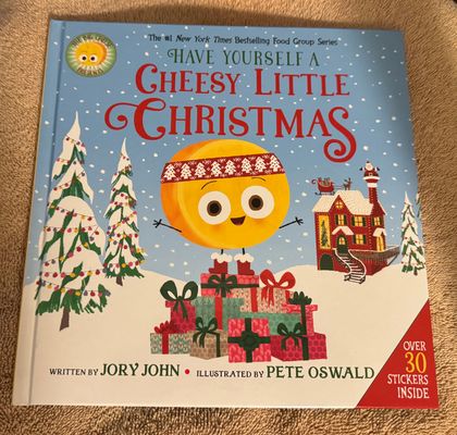 Harpercollins Children NEW- Have Yourself A Cheesy Little Christmas w/ Stickers