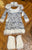 Brand new snow leopard outfit dress up costume Girls 7:8