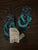 Brand new size 5/6 blue dinosaur flip-flops  5-1/2 (Lil' Kid)