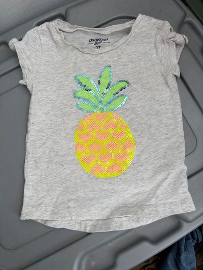 OskKosh Pineapple Sequin Top  24 Months