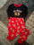 Old navy gingerbread pajamas long sleeves and pant  6-9 Months