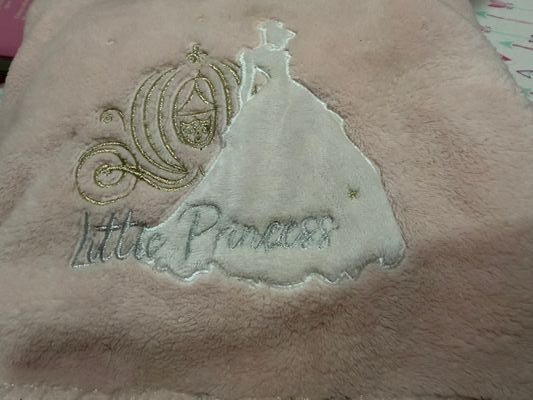 Misc Pink 'little princess' blanket