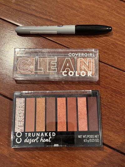 Brand new two cover girl eyeshadow pallets 12 diff Colors all in the brown family
