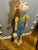 Tall papier-mache Looking Bunny. So cute Tall papier-mache Looking Bunny. So cute