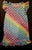 Rainbow, mermaid printpajama gown  7-8