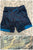 All in Motion navy print active shorts with pockets, size S 4-5 4T