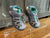 Cat & Jack Light purple/teal closed toe sandals w/Velcro back strap size 5 5 (Lil' Kid)