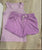 Justice - Cat & Jack SET purple tank/shorts set. tank size 8 short size L 7-8