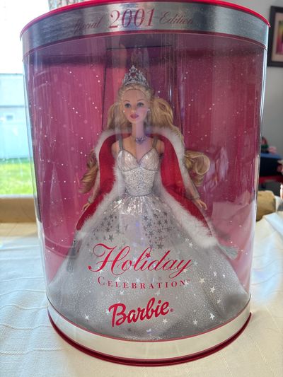 NEW 2001 holiday Barbie