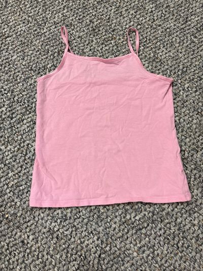 Wonder nation Pink spaghetti strap tank 6T/6