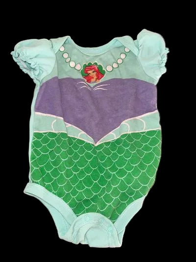 Disney Baby Little Mermaid onesie 12 Months