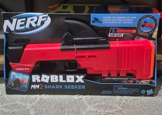 Large Nerf Roblox Gun with Mega Foam Darts Brand New in Box