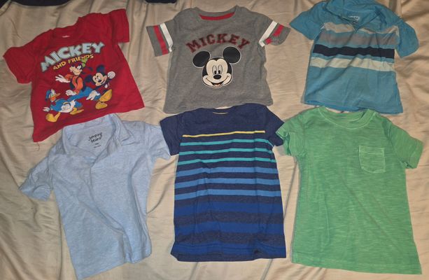 Set of 6 Boys 18M tshirts  18 Months