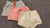 Various 3 pairs of shorts incl denim 3 Months
