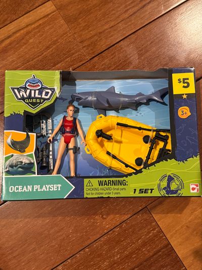 Brand new wild quest ocean playset