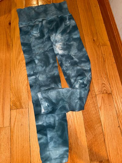Free People Movement Teal tie dye M/L good karma legging Women's - M