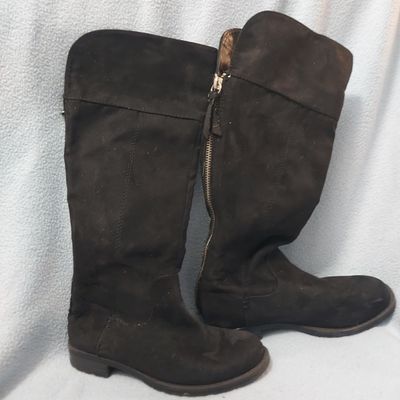 Dolce vida Tall black fabric boots 11 (Lil' Kid)