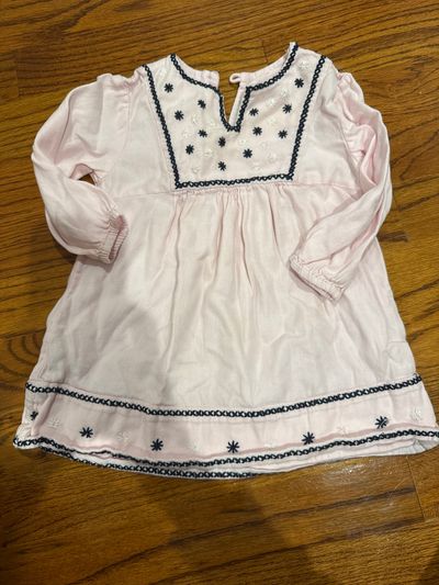 Country road Pink bohemian light dress 6-12 Months