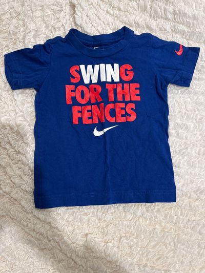 Nike Blue logo tshirt 3T