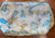 Clinique NEW makeup purse with makeop design zipper close