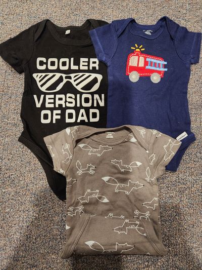 Gerber Short-sleeved onesies 0-3 Months
