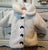 The Children's Place white fluffy dress coat Excellent condition  Cute bow details on buttons.  SFPF home 6-9 Months