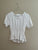 Jun Ivy White Eyelet Top Women's - XS