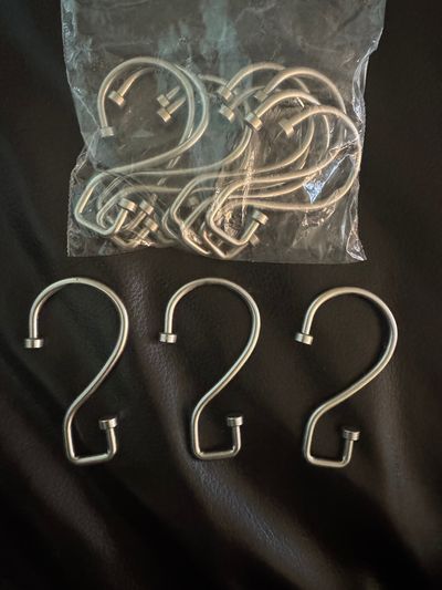Bath Trends Shower Curtain Hooks -12pcs