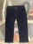 Garanimals dark blue jeans with button and fray bottom 12 Months