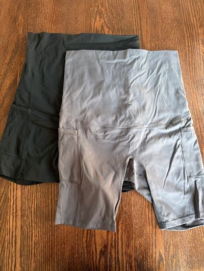 Posh Divah Over the belly fitness shorts with pockets Women's - S