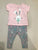 Gap Easter set leggings and tshirt 6-12 Months