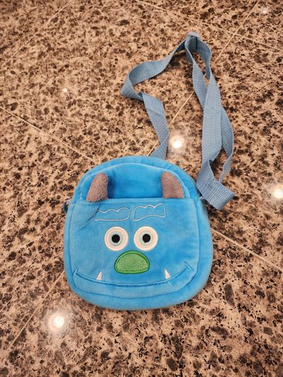 blue Nuby monster backpack blue Nuby monster backpack