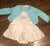 Carters Two piece dress and sweater set. 6 months 6 Months