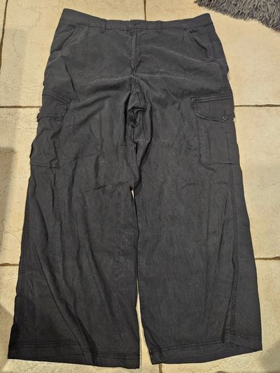 American Eagle Stretch Black Cargo Pants Women's XXL 18