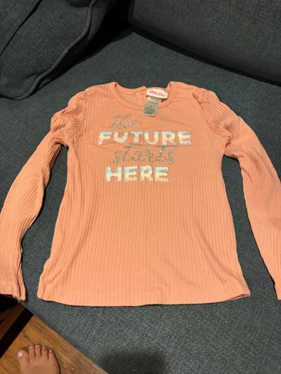 Future starts here long sleeve tee  6T/6
