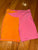 Old Navy Pink and orange crossover bike shorts 10-12