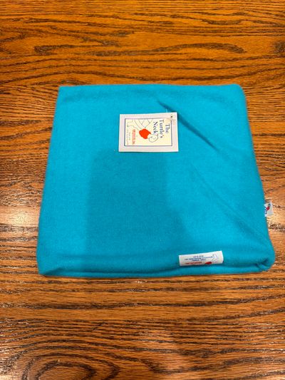 Turtle fur fleece neck warmer new with tags Turquoise  - 2 of 3