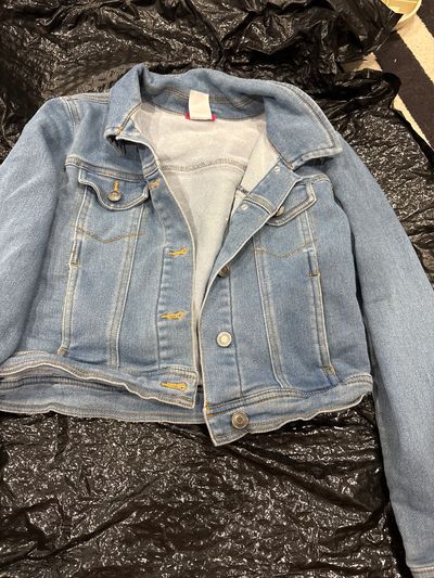 Zunie girl Denim jacket cotton and polyester 7-8