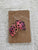 Brand New Handmade earrings Black/pink