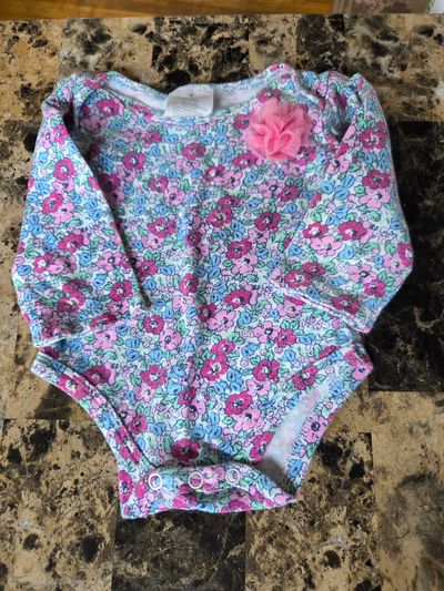 Laura Ashley Long sleeved onesie  3-6 Months