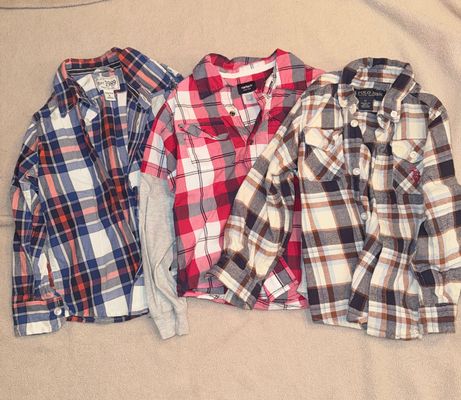 Carters/childrens place/polo assn Boys long sleeved shirts - all are button up 4T