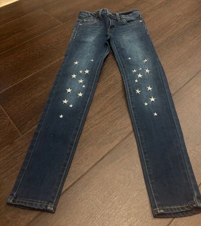 Levi's 710 super skinny denim jeans size 8 With star details 7-8