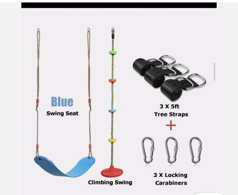 NEW in Box 2 pack swing sets Climbing rope swing and tree swing seat