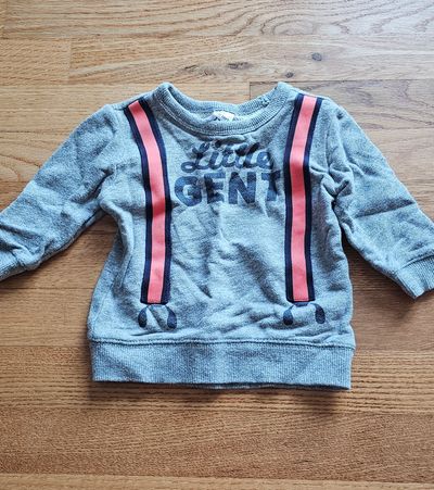 Carter's Like new 12M sweatshirt feature charming texts and graphic 12 Months