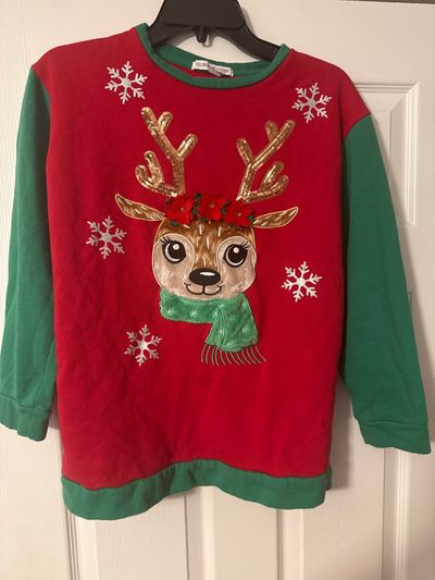 Celebrate Together Reindeer Sweatshirt 14-16