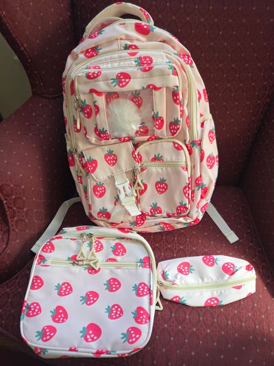 Brand new with tag backpack with Lunch box and pencil case