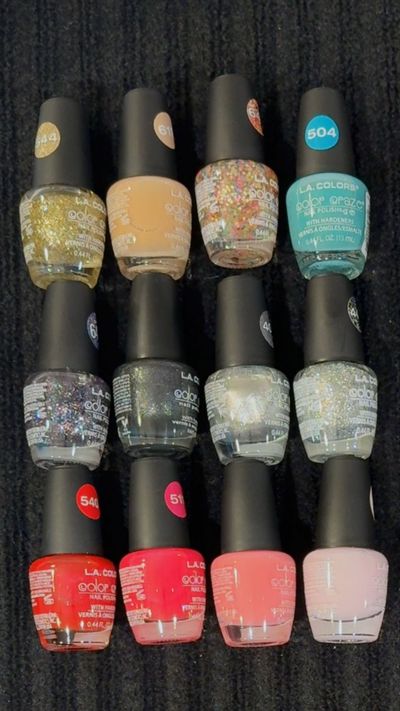 LA COLORS - NEW 12 PC NAIL POLISH SET