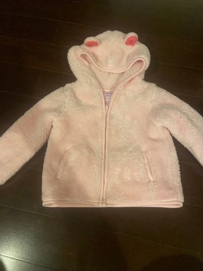 Garanimals 24 months. Light pink warm fuzzy bear zip up 24 Months