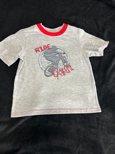 Ride extreme Gray biker t 5T/5